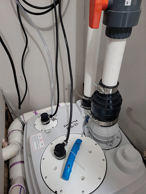 Sanicubic 1 VX vortex pump unit