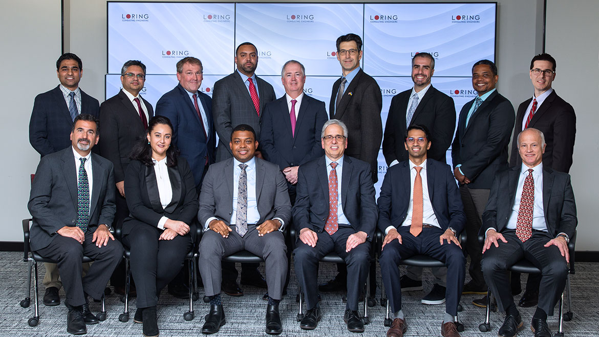 The principals of Loring Consulting Engineers group photo.