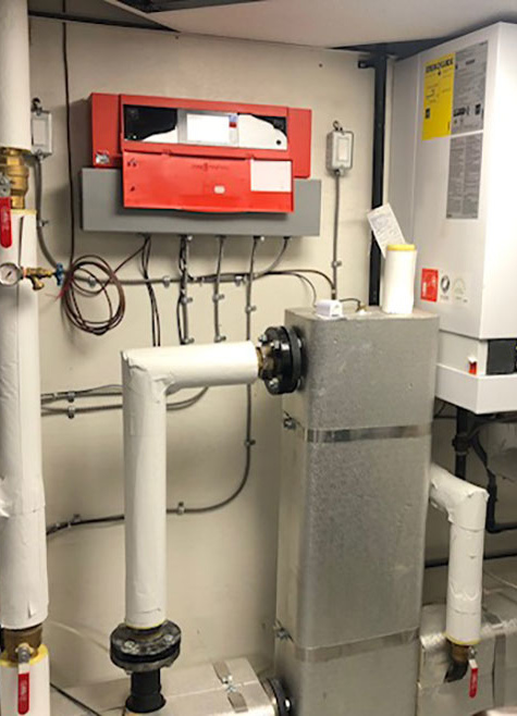 REHAU radiant heating and snow and ice melting (SIM) system.