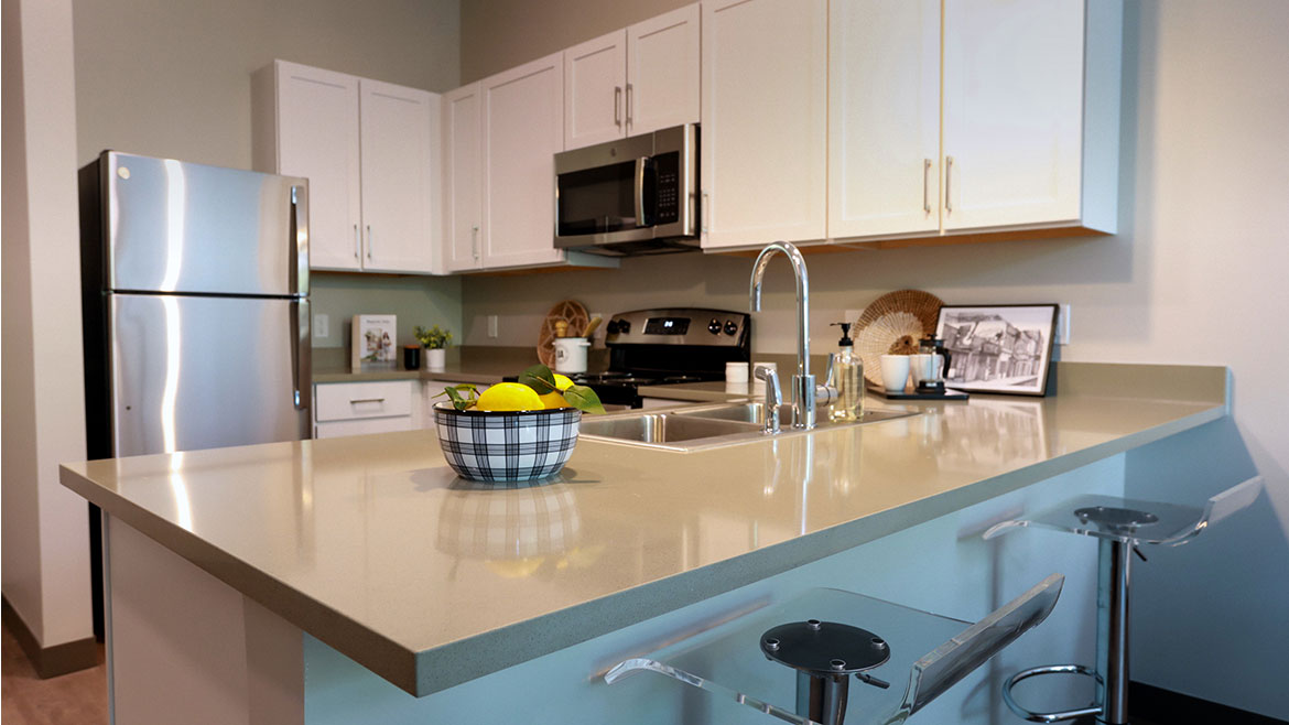A Meharry Medical College Apartment Kitchen