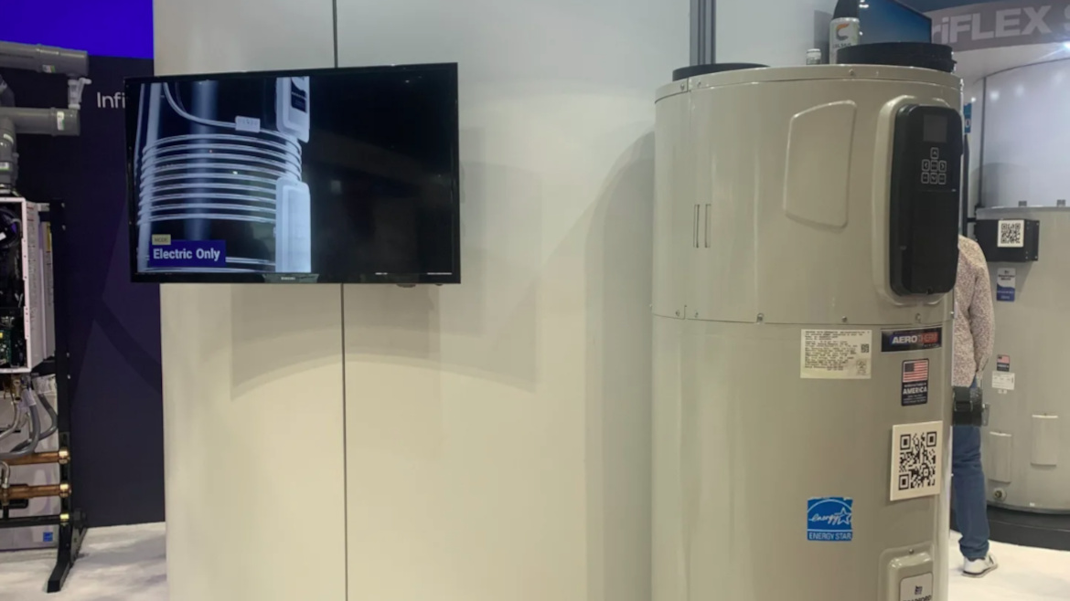 Bradford White’s heat pump water heater.