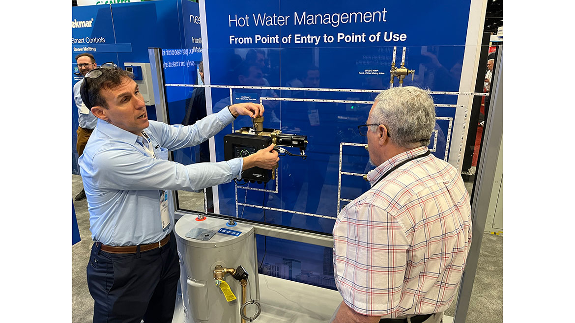 David Desjardins presenting the Watts IntelliStation 2.
