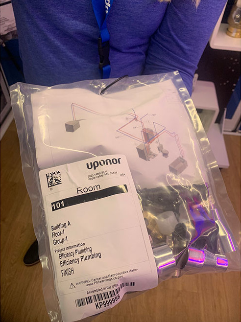 Uponor prepackaged components