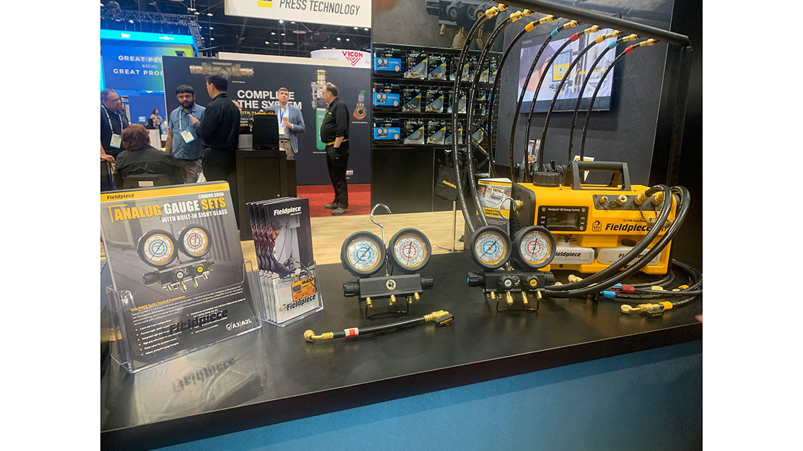 Fieldpiece booth at the AHR Expo.