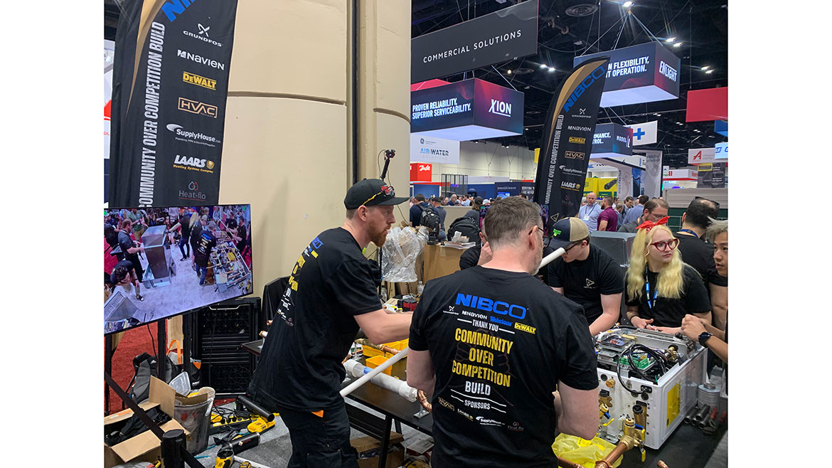 NIBCO and Webstone collaborated as a primary sponsor of the Community Over Competition Build.