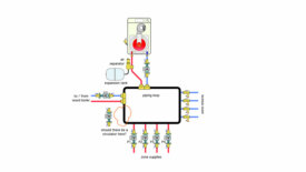 Figure 1 is a sketch of the flow problems of the current plumbing system.