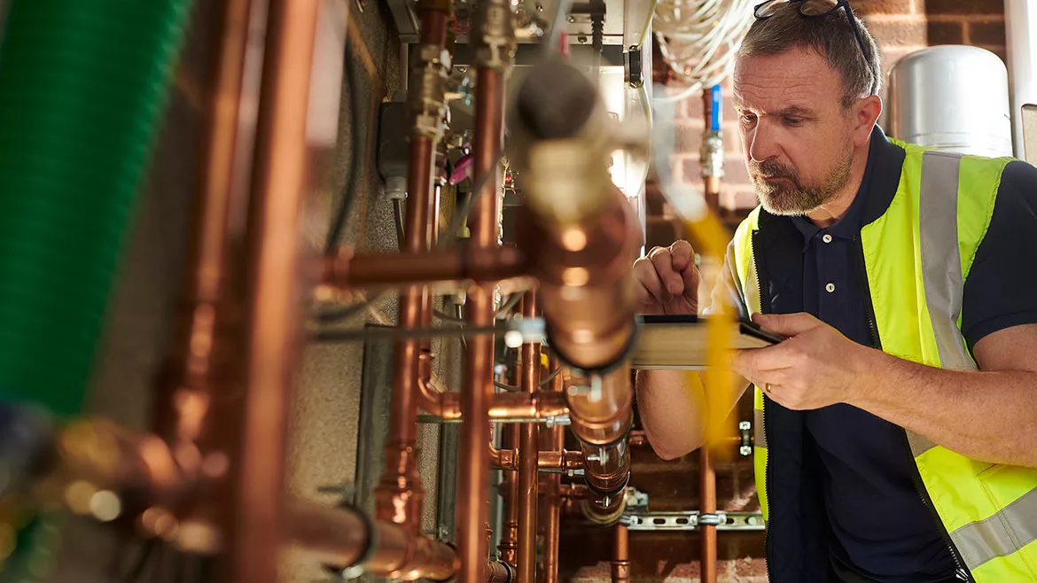 Boiler room inspection