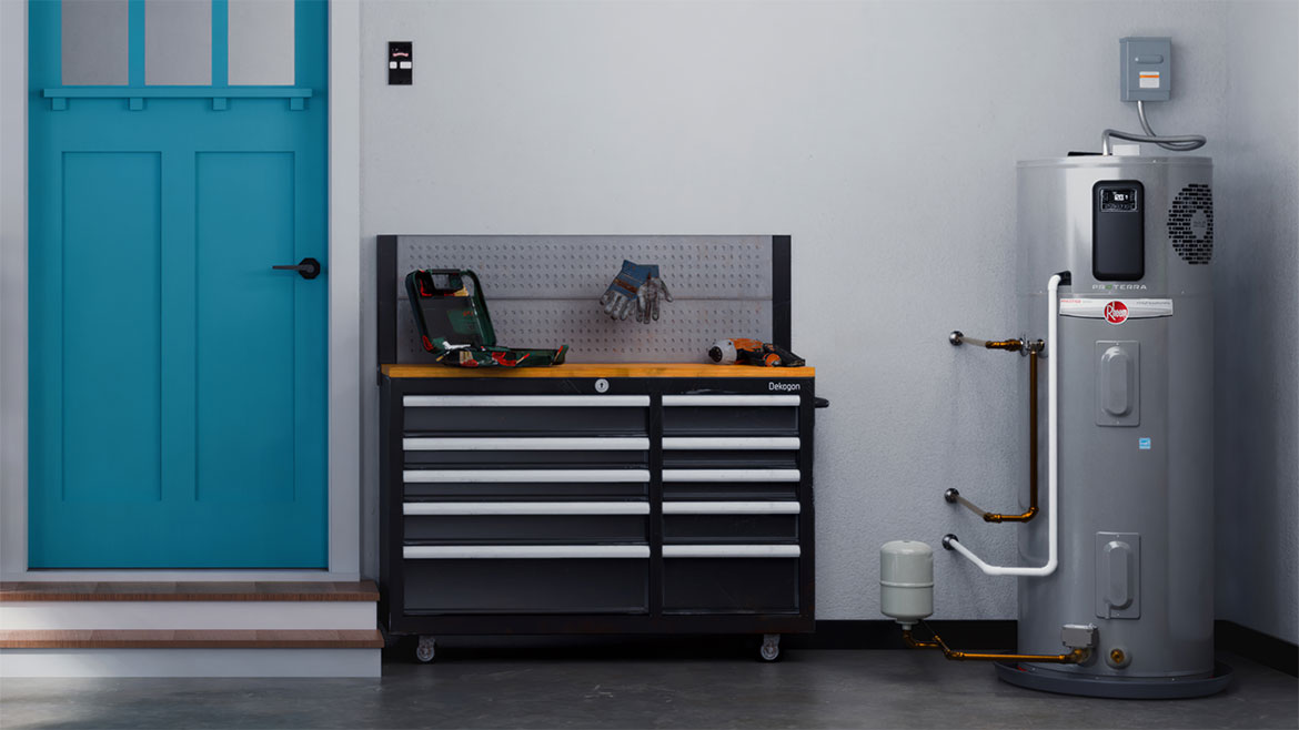 Hybrid systems like Rheem’s ProTerra with smart controls can help homeowners reduce peak demand and integrate renewables.