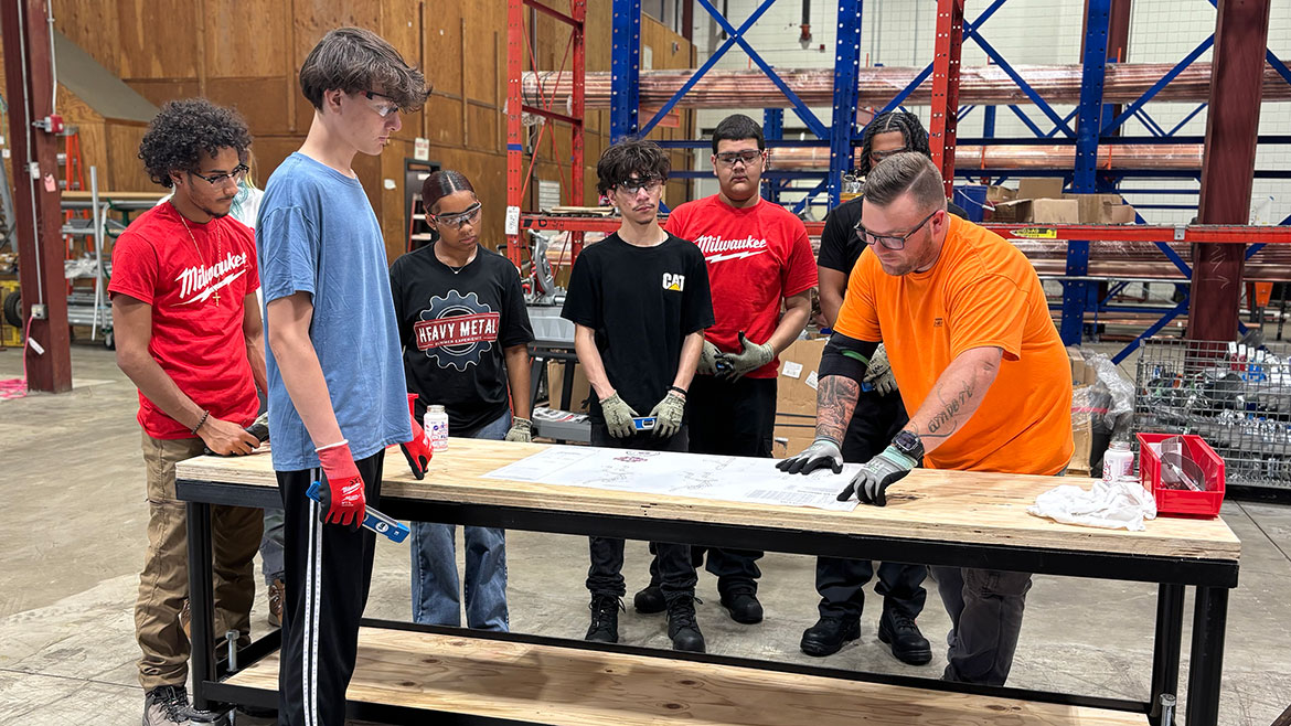 Heavy Metal Summer Experience – a hands-on experiential summer camp where students gain exposure to the mechanical trades.