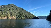 Lake Crescent, a glacially carved lake in Washington inside of Olympic National Park