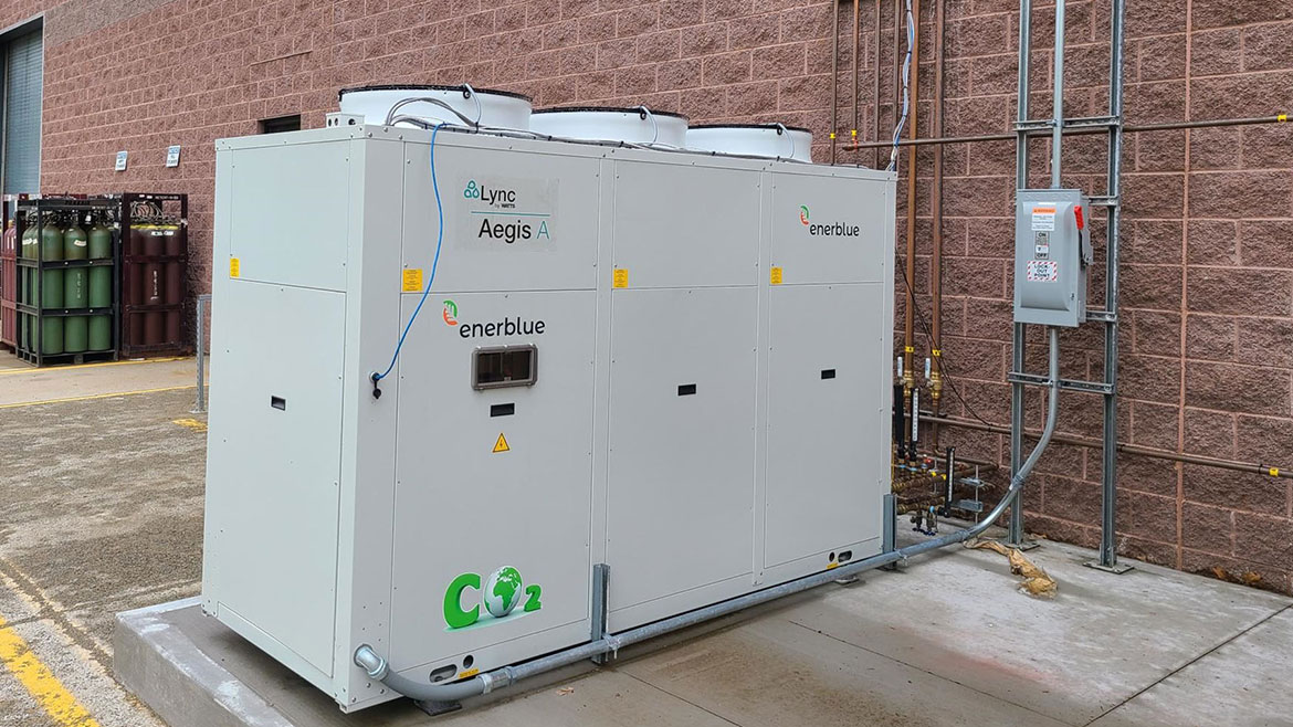 Aegis heat pump installation.