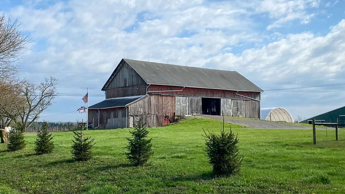 Barn built in Navarre, Ohio