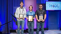 Daniel Pritchett, Josh Vogt and Cody Green, the winners of PHCC’s 2025 Apprentice Contest.