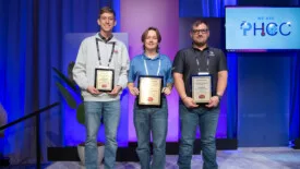 Daniel Pritchett, Josh Vogt and Cody Green, the winners of PHCC’s 2025 Apprentice Contest.
