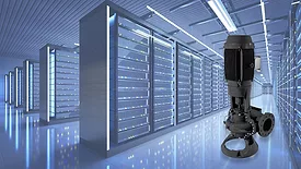 Grundfos KPVS pump in a large data center.