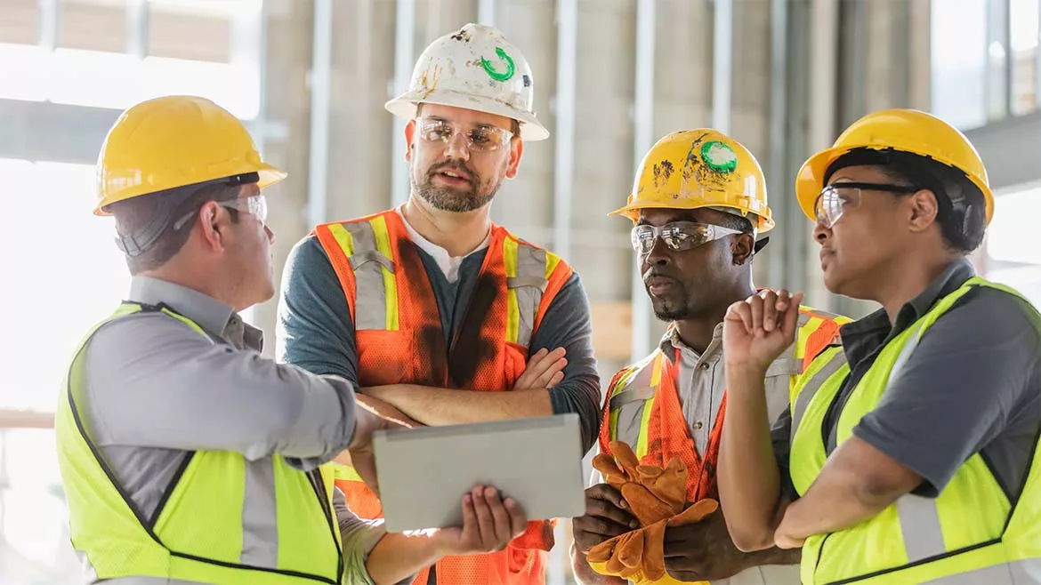 Contractors in Discussion