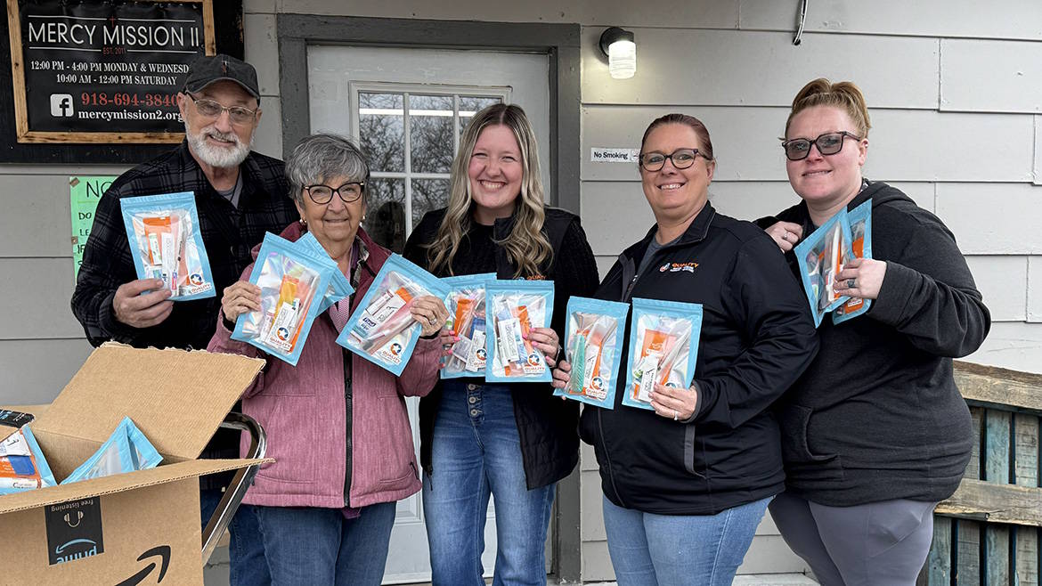 Quality Heating Cooling Plumbing & Electric team doing community outreach