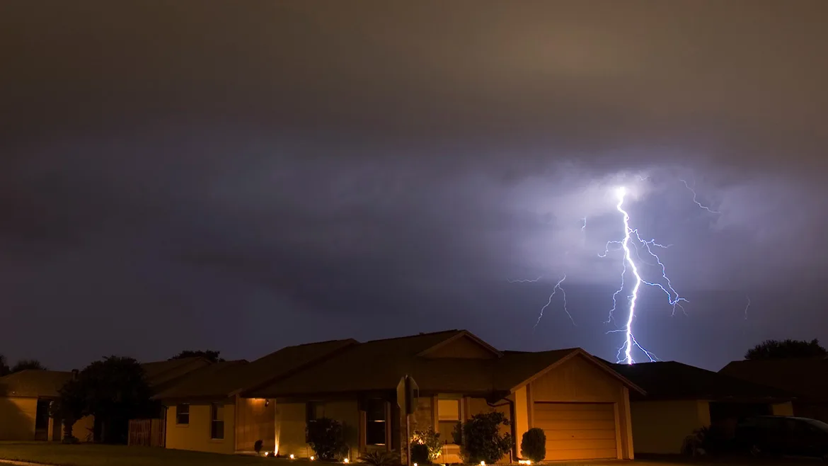 lightning strike