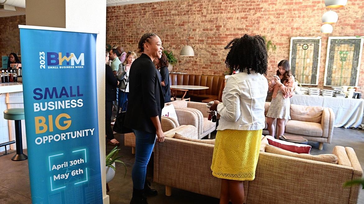 Birmingham business and economic development leaders gather at a local small business event