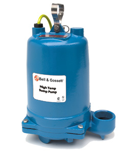 High-temp sump pump