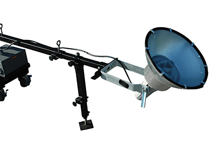 Adjustable telescoping boiler light