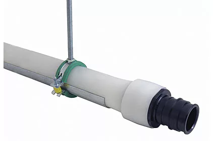 PEX-a pipe support