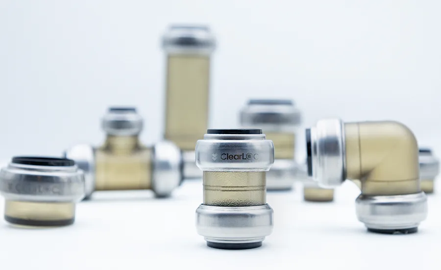ClearLOC pipe fittings