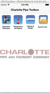 Charlotte Pipe's plumbing app