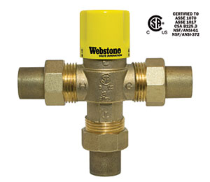 Webstone mixing valve