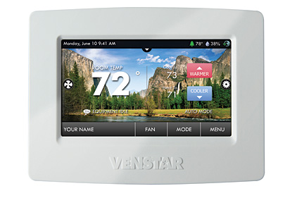 Venstar touch screen thermostats
