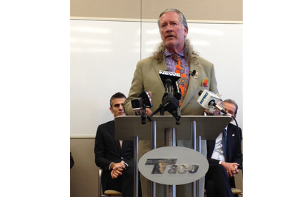 President and CEO John Hazen White Jr. on Nov. 6 
