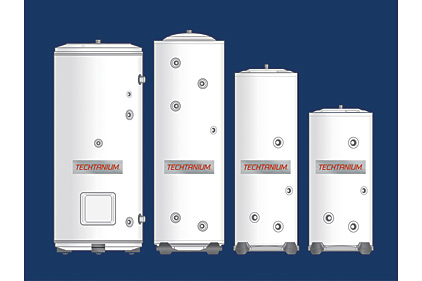Titanium-lined indirect water heaters 