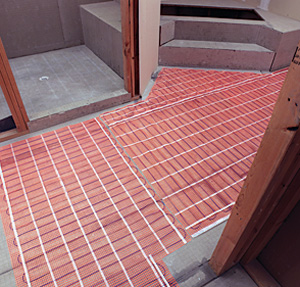 Electric floor heating mat