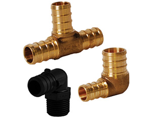 PEX fittings assortment