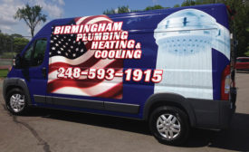 Birmingham Plumbing Heating and Cooling Truck
