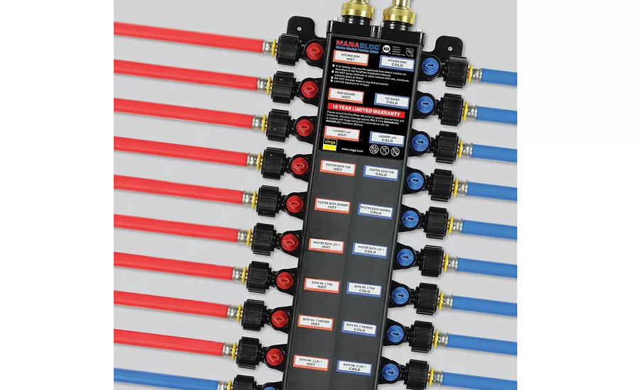 Viega commercial plumbing manifold system