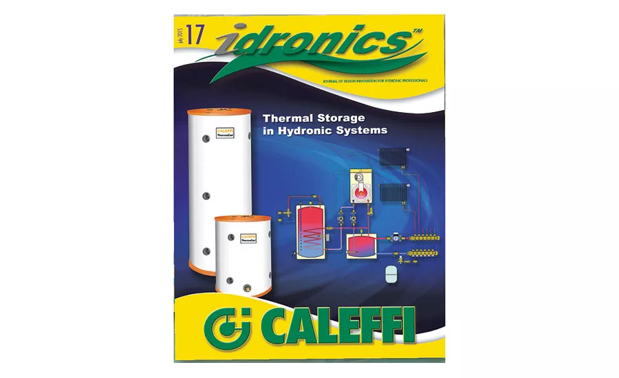 Caleffi idronics-hydronic thermal storage