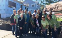 A woman-led team of 18 volunteers from Bradley Corp., assisted in building this year’s Habitat for Humanity’s Women Build house.