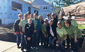 A woman-led team of 18 volunteers from Bradley Corp., assisted in building this year’s Habitat for Humanity’s Women Build house.