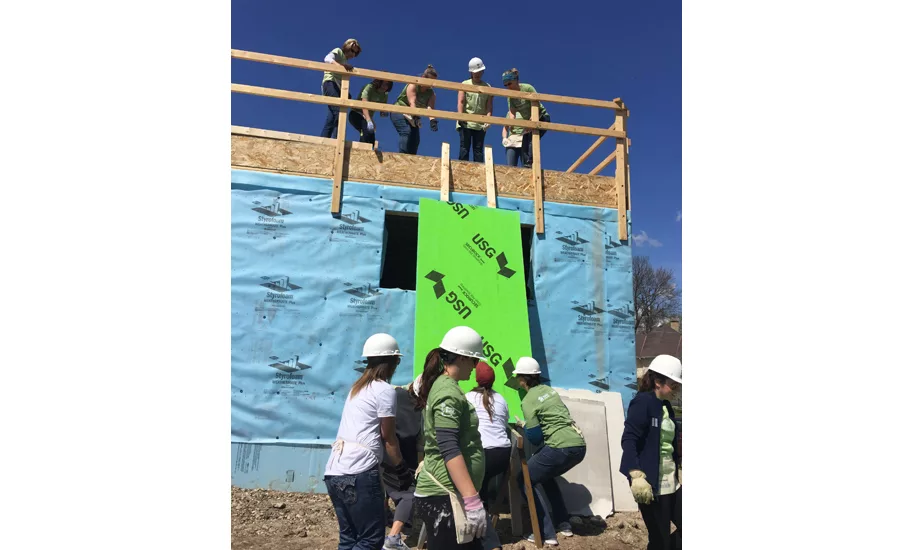 Bradley Corp. participated in Waukesha, Wis.-based Habitat for Humanity’s National Women Build Week event.