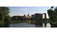 View of Flint, Mich., from the Flint River View of Flint, Mich., from the Flint River