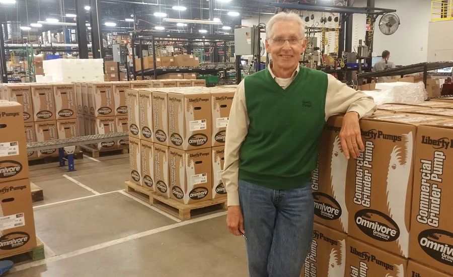 Charlie Cook, CEO and president of Liberty Pumps