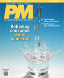 Plumbing and Mechanical February 2016 cover: Relieving customer water concerns; contaminated water, Water Quality Association, lead-free, legionnella