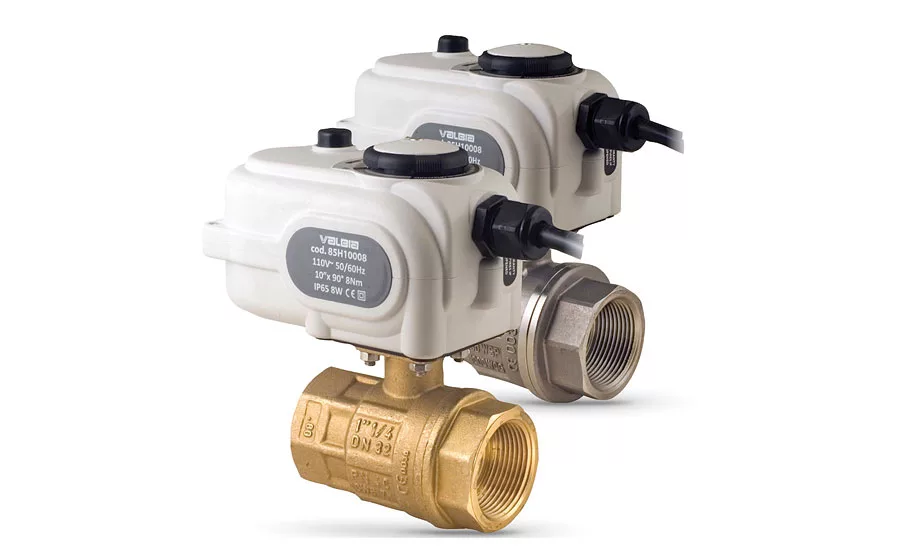 Bonomi quarter-turn actuator; electric actuator, PVF, Valbia VB008