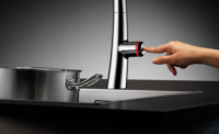 KWC’s ZOE touch light PRO kitchen faucet 