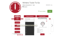 Winters measurement tools app