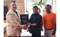 Accepting the award on behalf of the company was Tucson Winsupply President Tony Victorino.