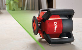 Hilti rotating laser; hydronic products, plumbing products, tools, green heating