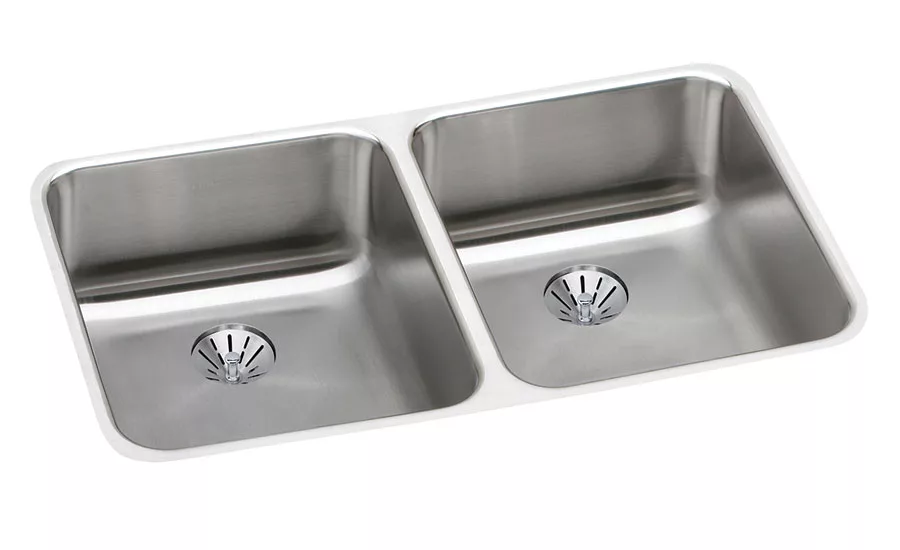 Elkay double-bowl under-mount kitchen sink