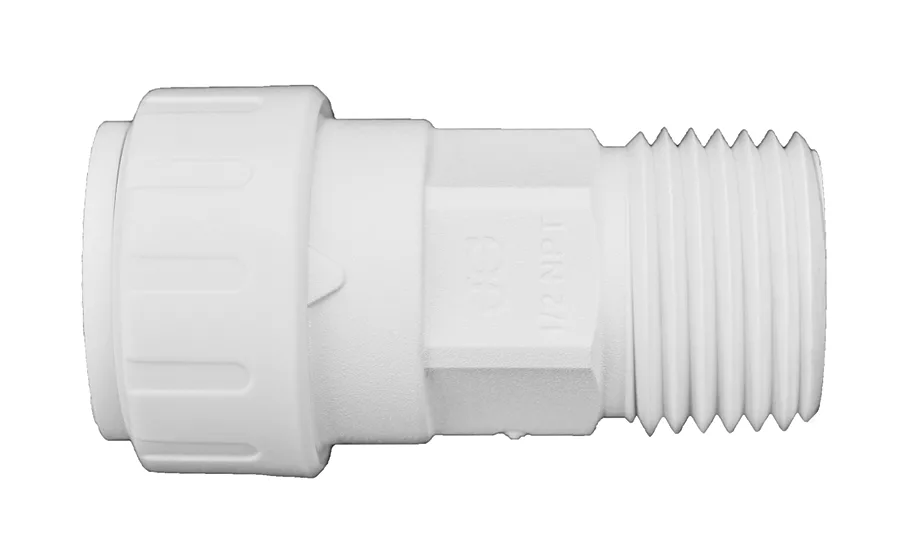 John Guest NPT White Male Connector